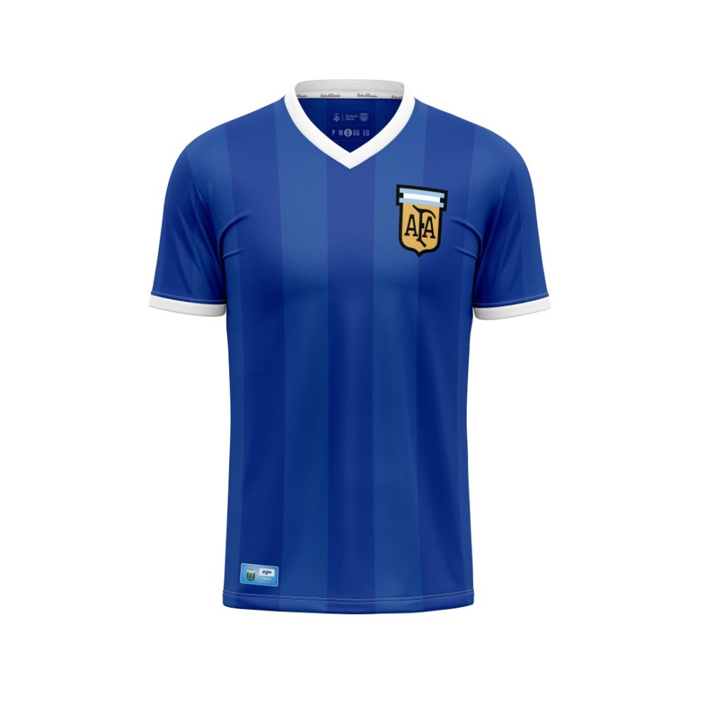 Camisa Argentina 1986 Away Retrô