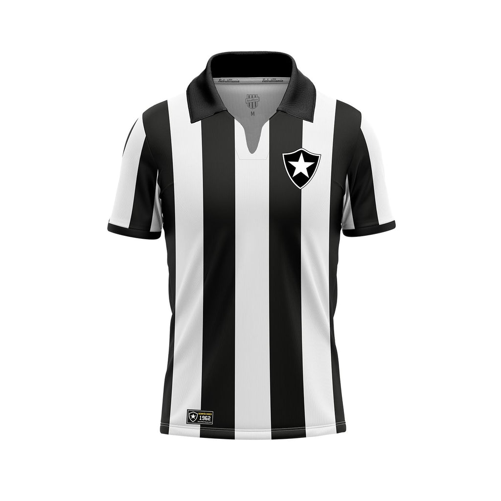 Camisa Botafogo 1962 Garrincha Listrada Retrô