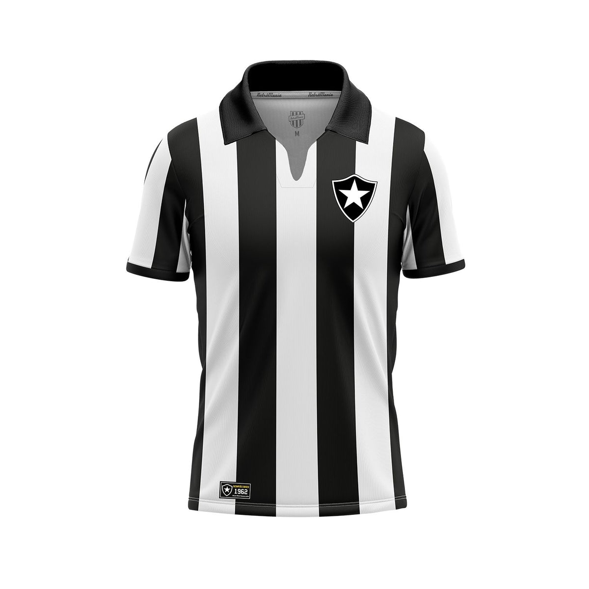 Camisa Botafogo 1962 Garrincha Listrada Retrô
