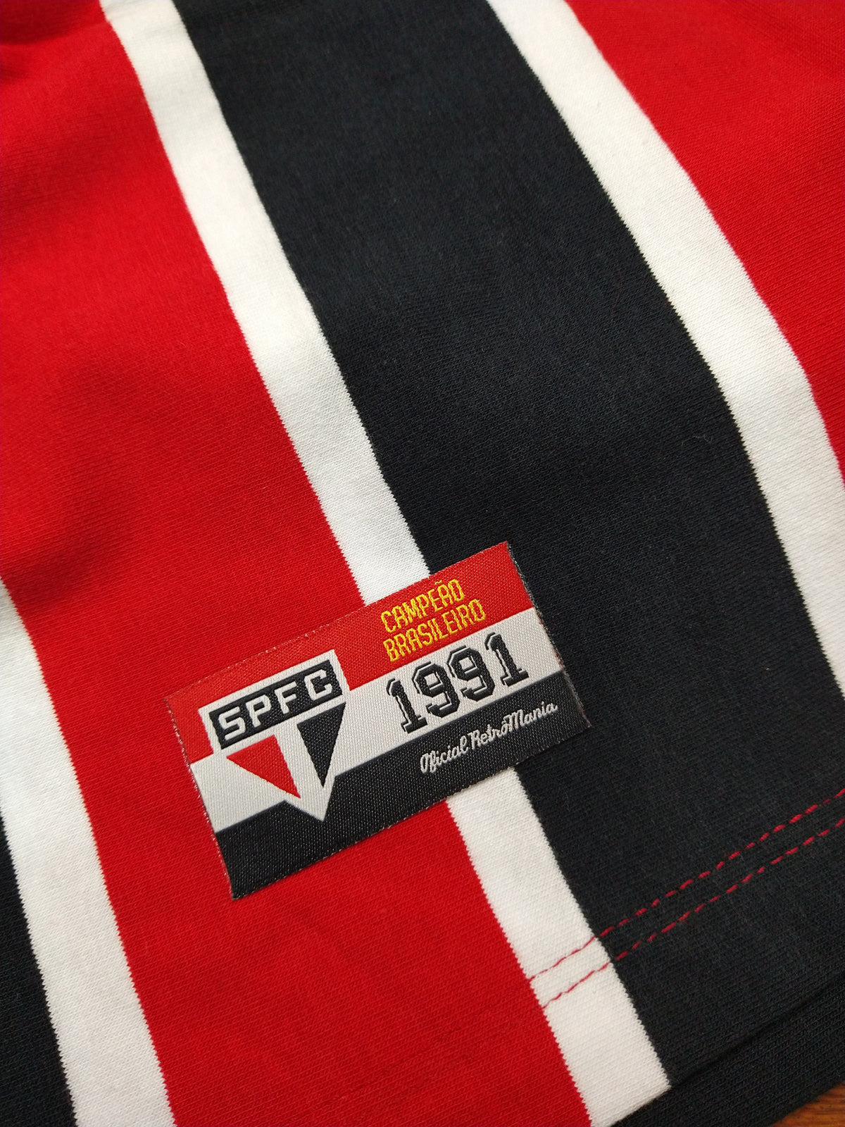 Camisa Retrô São Paulo 1991 Listrada Retrô