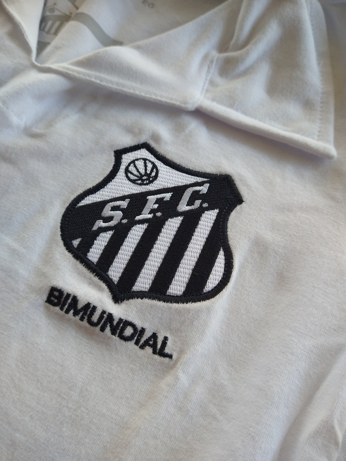 Camisa Retrô Santos 1963 Bi Mundial Branca