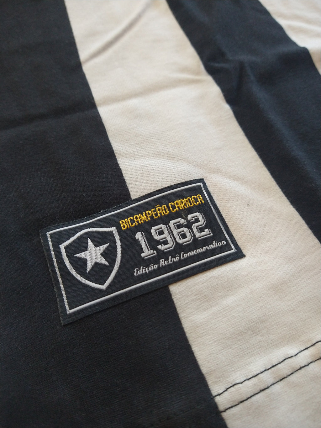 Camisa Botafogo 1962 Garrincha Listrada Retrô
