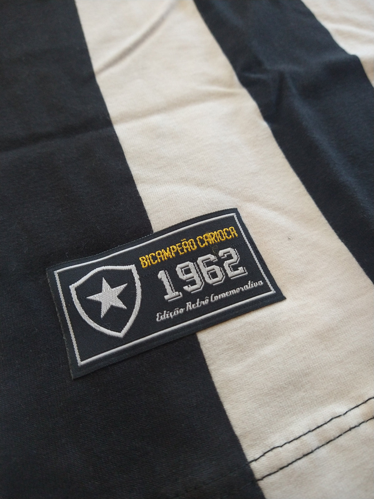 Camisa Botafogo 1962 Garrincha Listrada Retrô