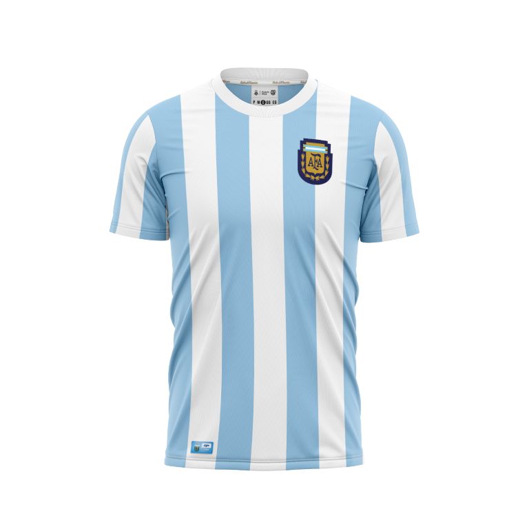 Camisa Retrô Juvenil Argentina 1986 Home