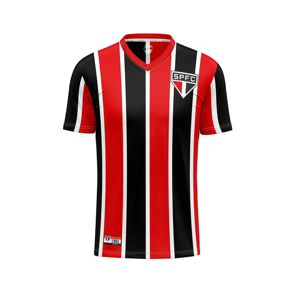 Camisa Retrô São Paulo 1991 Listrada Retrô